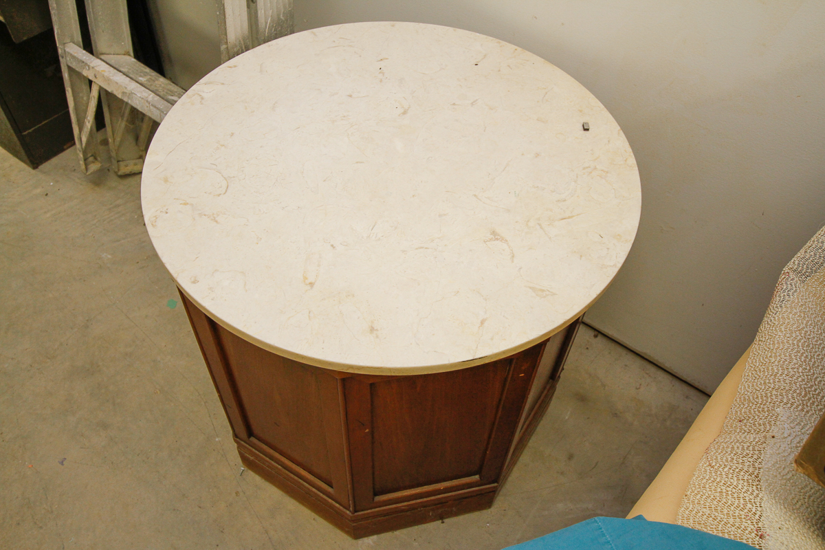 Vintage Octagonal Side Cabinet