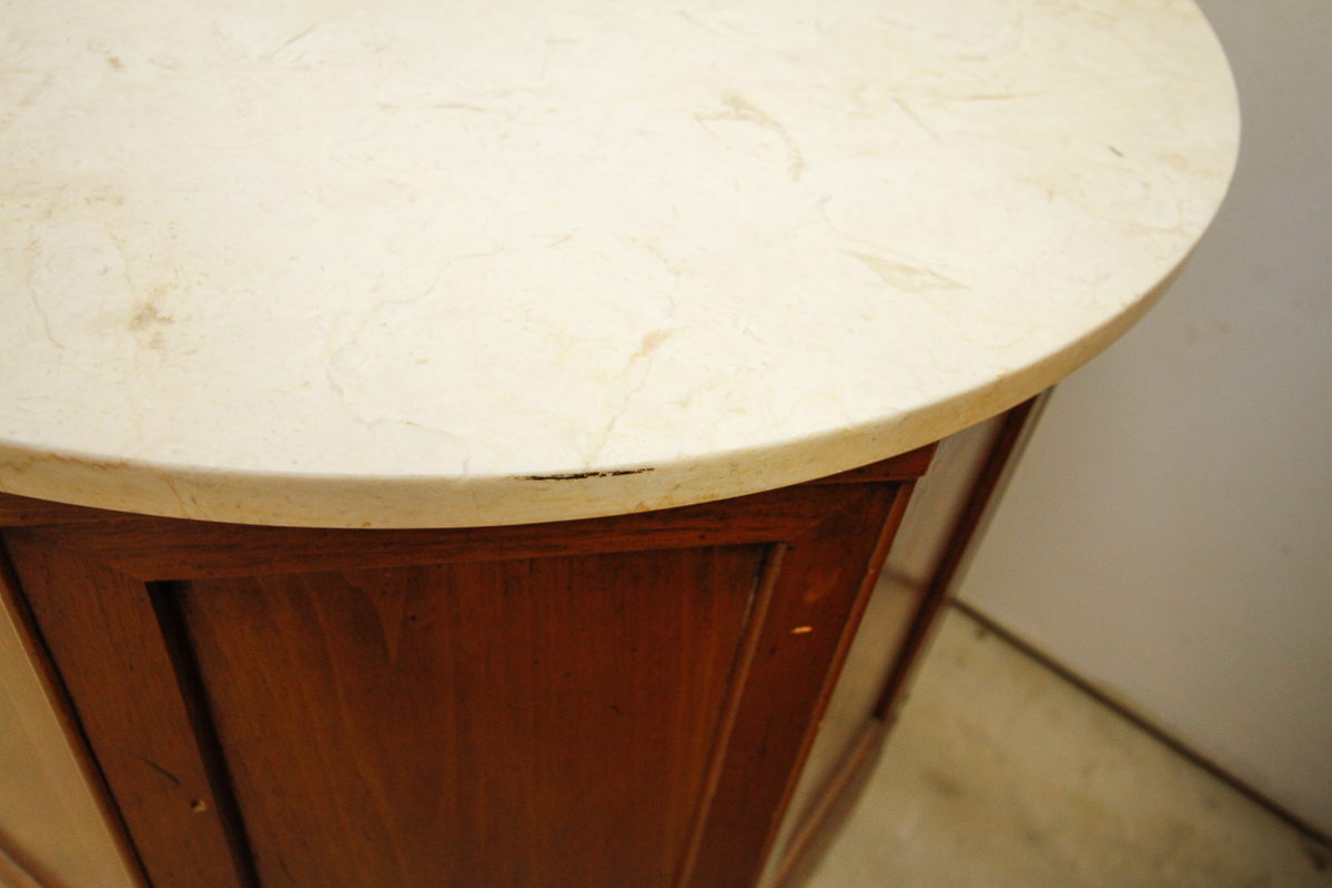 Vintage Octagonal Side Cabinet