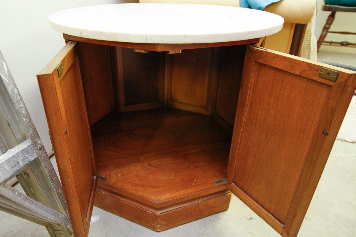 Vintage Octagonal Side Cabinet
