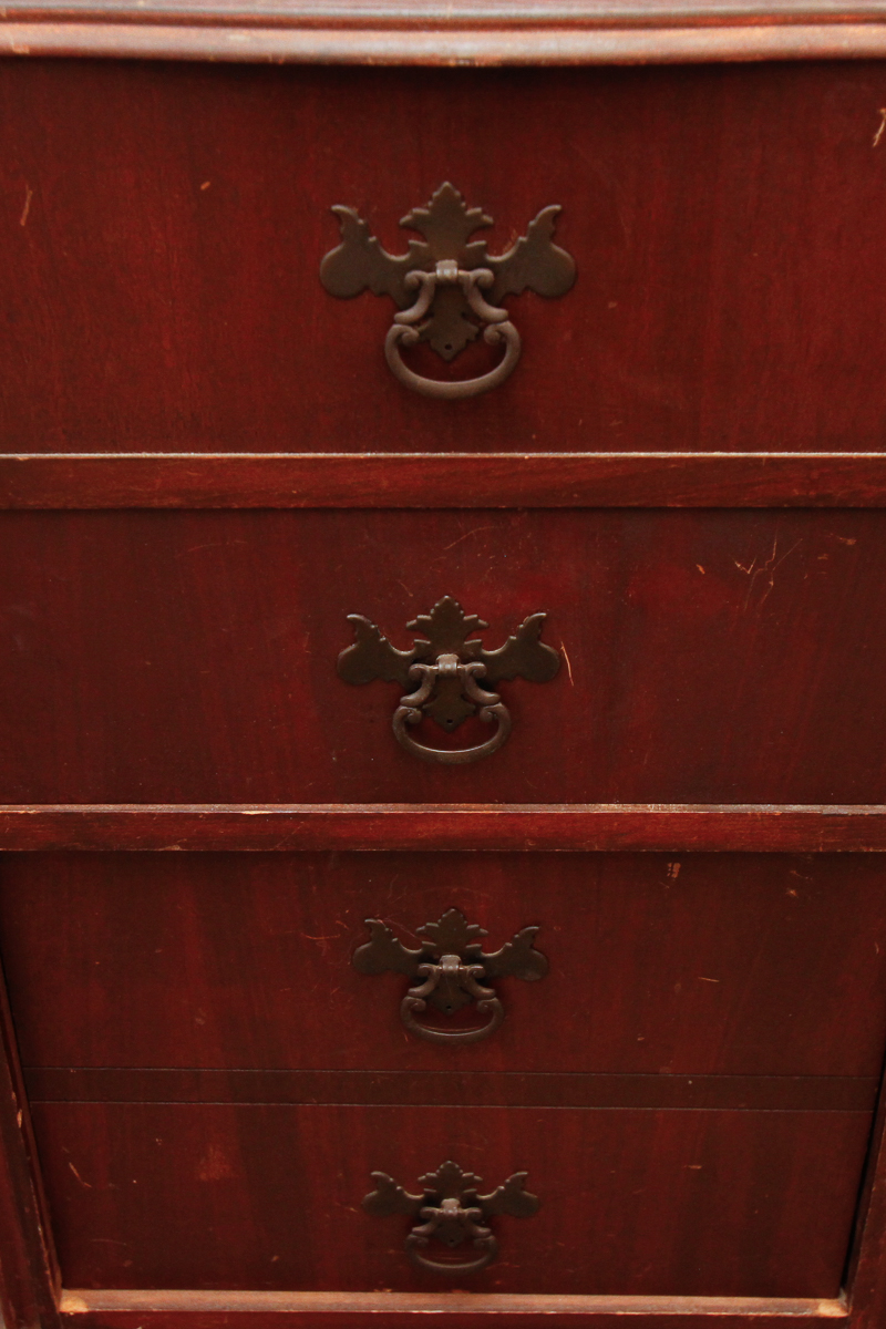 Vintage Sewing Cabinet With Accessories