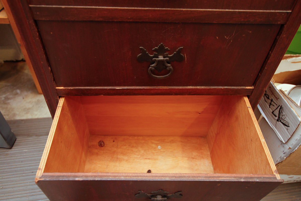 Vintage Sewing Cabinet With Accessories