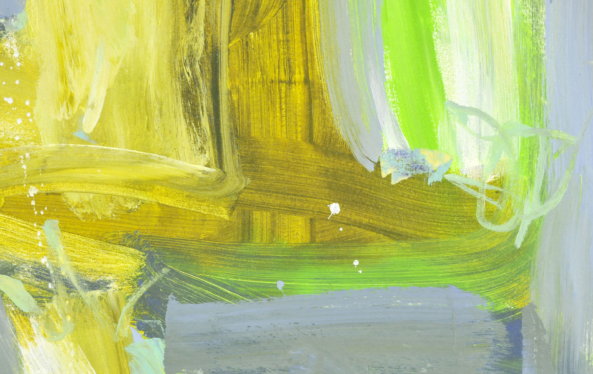 Robbie Kemper Original Acrylic on Canvas "Blue Right Angle"