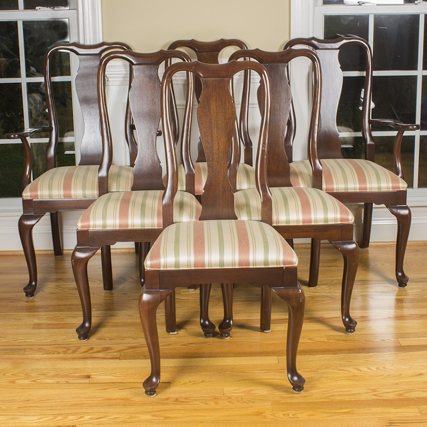 Ethan Allen Queen Anne Style Dining Chairs