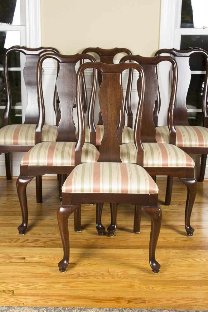 Ethan Allen Queen Anne Style Dining Chairs