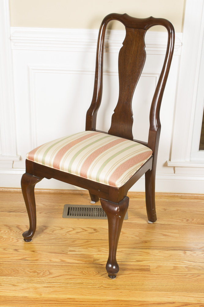 Ethan Allen Queen Anne Style Dining Chairs