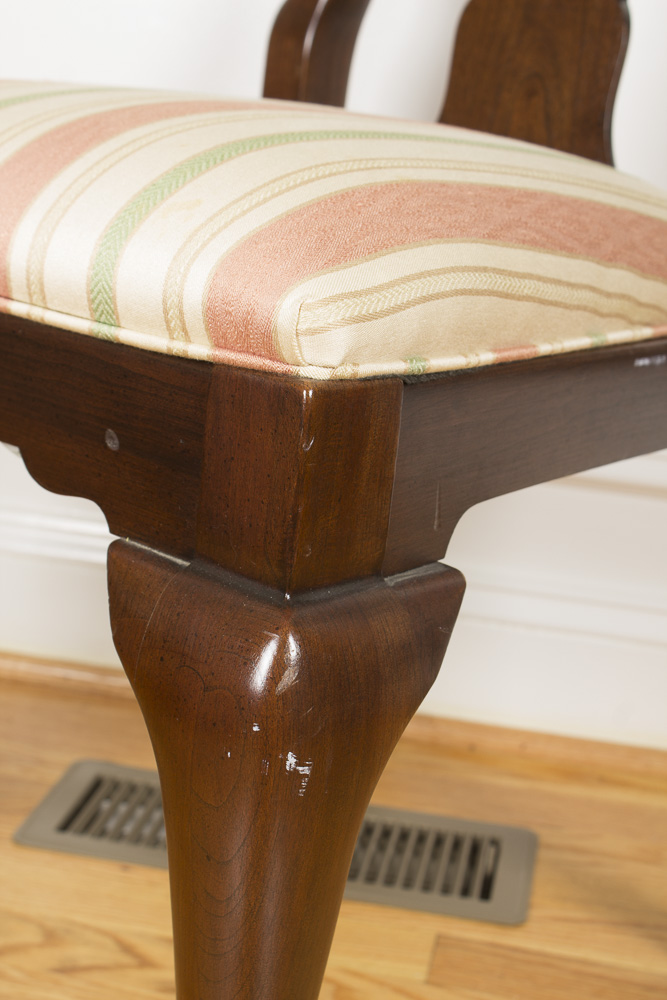 Ethan Allen Queen Anne Style Dining Chairs