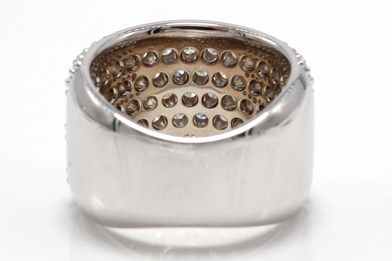 18K White Gold 3.21 CTW Diamond Band