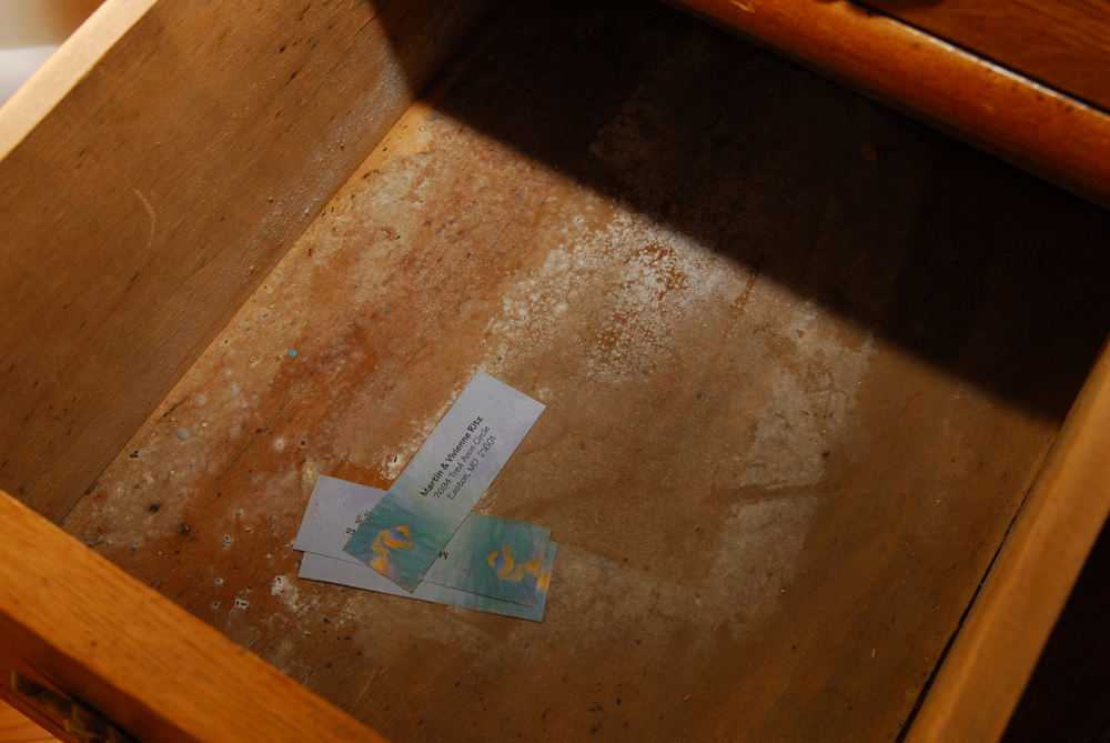 Antique Oak Wash Stand Cabinet