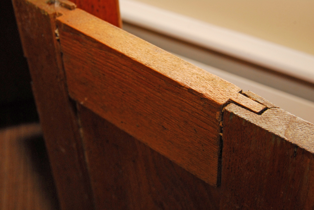 Antique Oak Wash Stand Cabinet