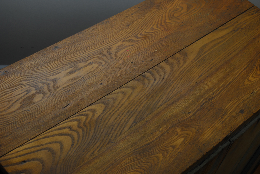 Antique Oak Wash Stand Cabinet