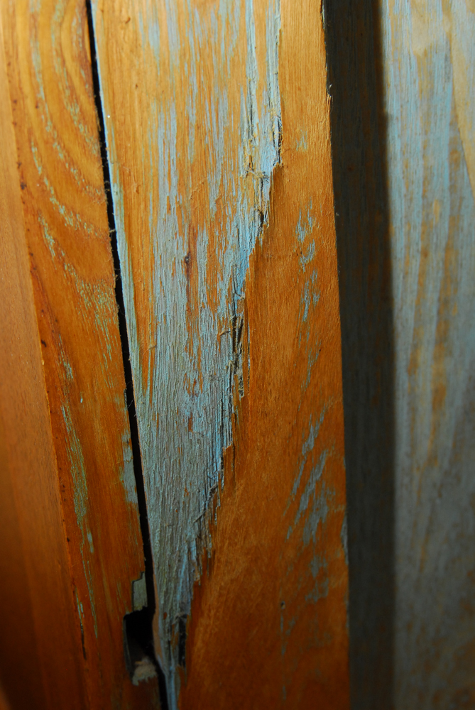 Antique Oak Wash Stand Cabinet