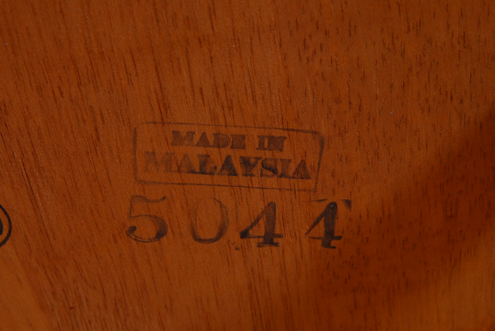 Six Lath Back Dining Chairs