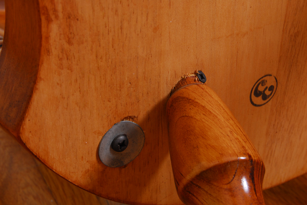 Six Lath Back Dining Chairs