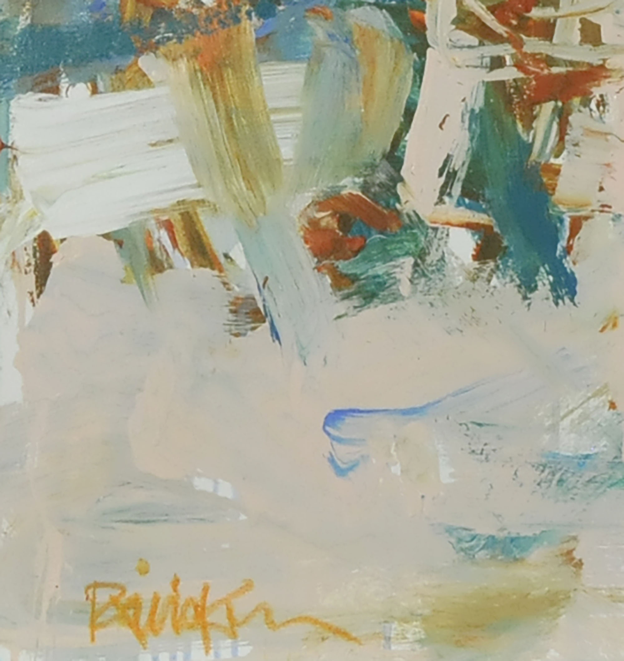 Robbie Kemper Original Acrylic on Canvas "Red Oxide Pink"