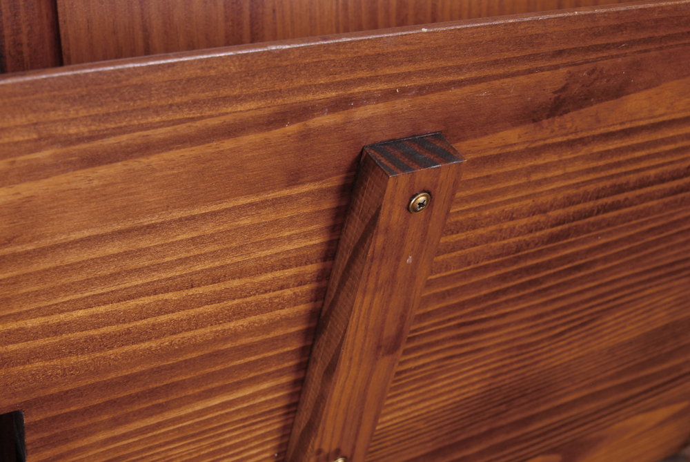 Mirrored Wooden Hall Tree With Storage Bench