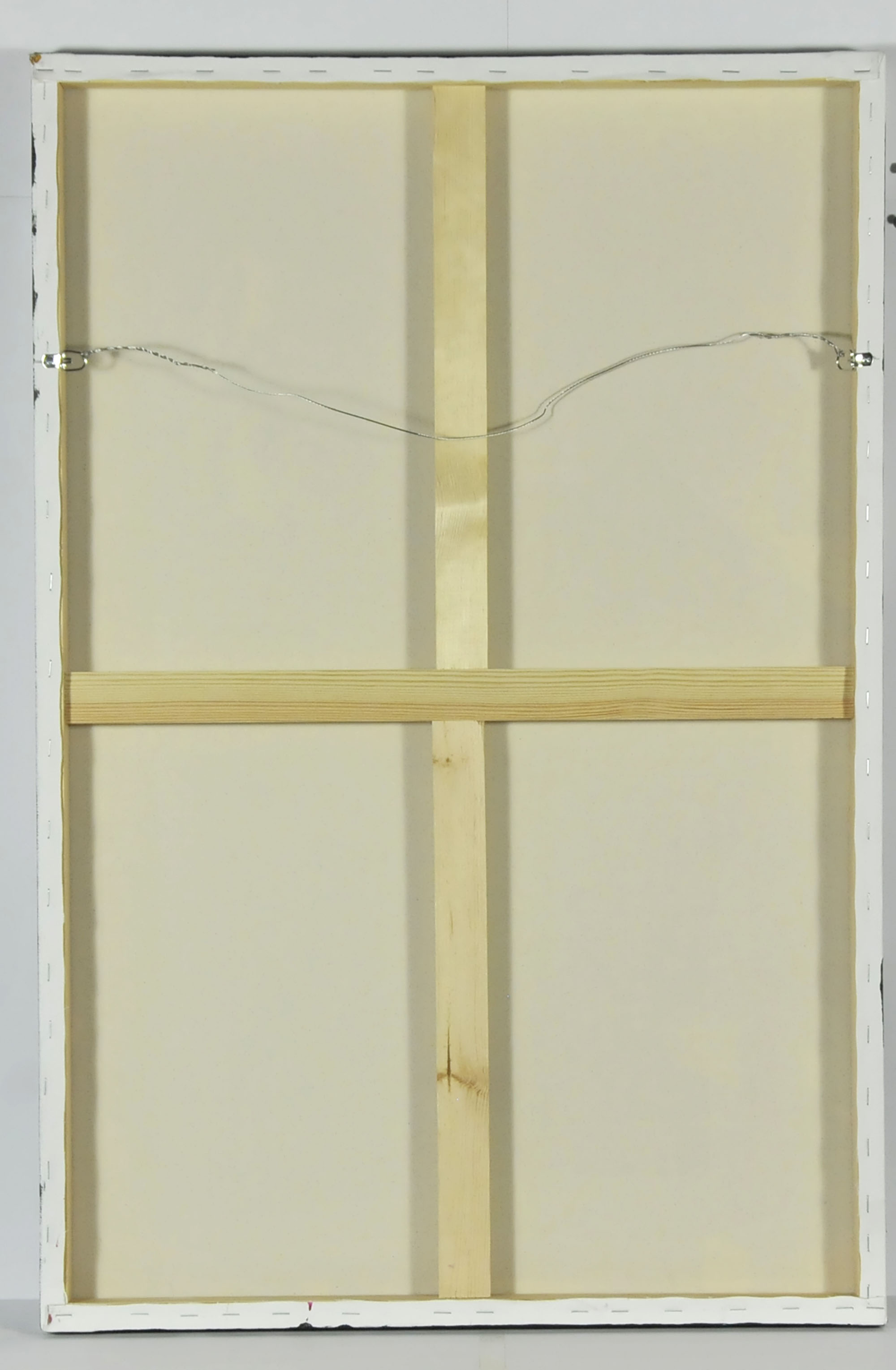 Robbie Kemper Original Acrylic on Canvas "White on Black"