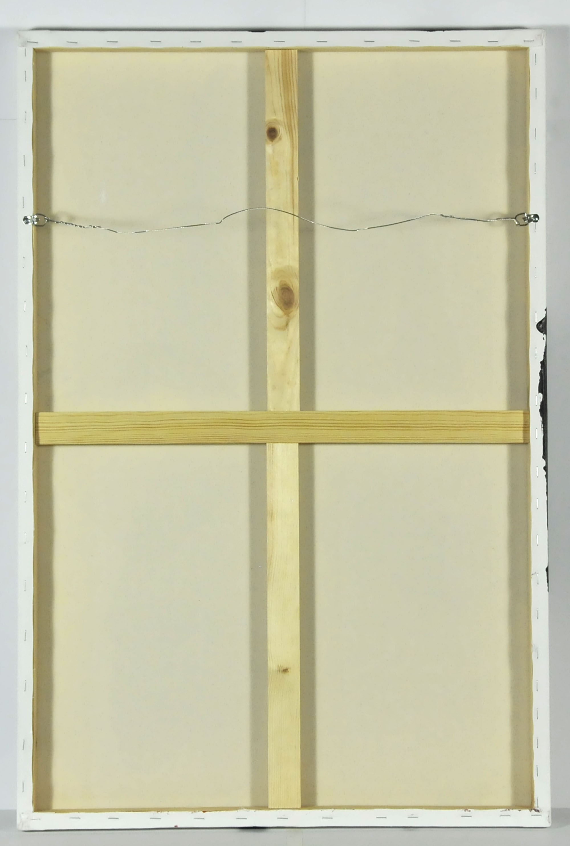 Robbie Kemper Original Acrylic on Canvas "Black XO"