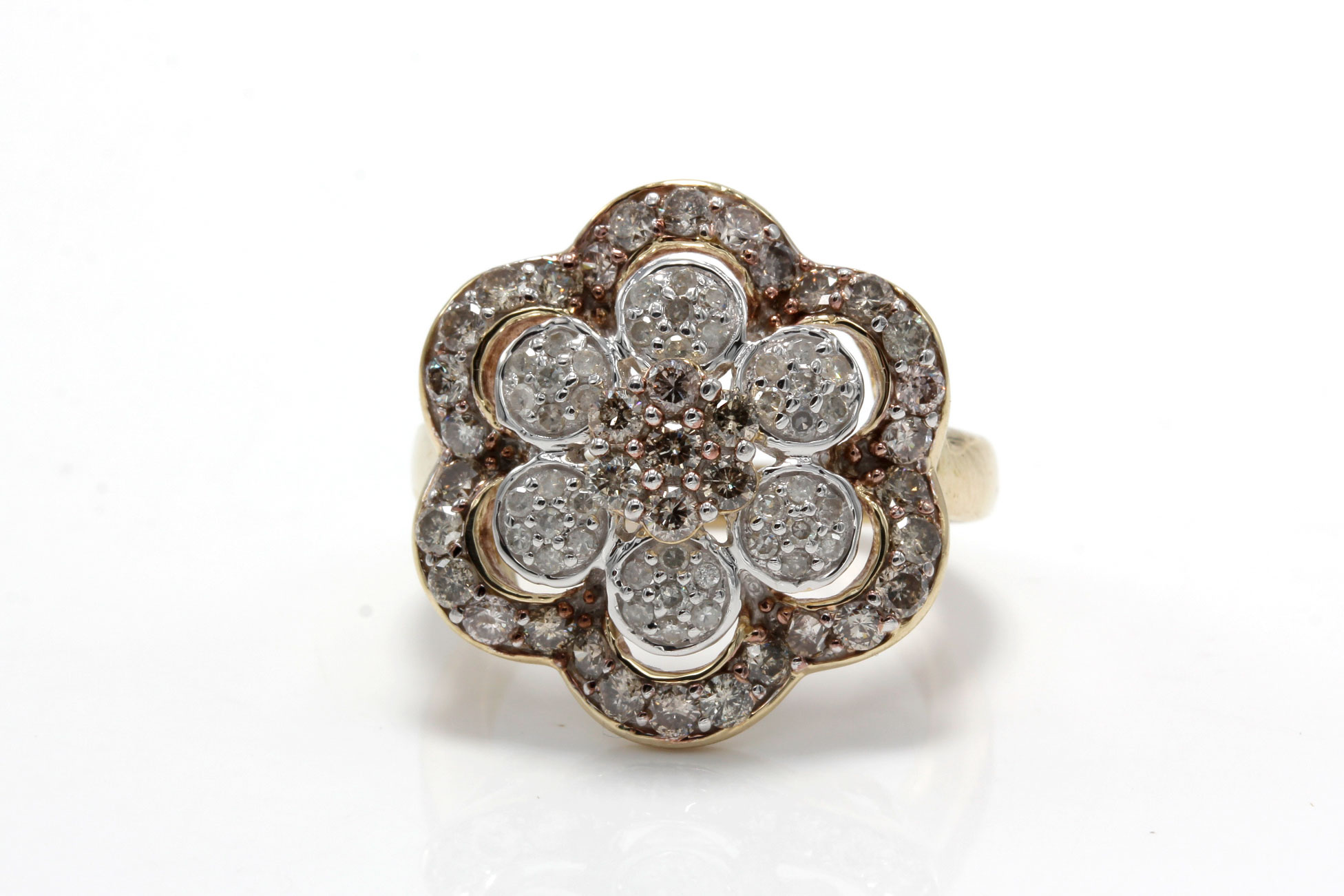 10K Yellow Gold 1.72 CTW Diamond Ring