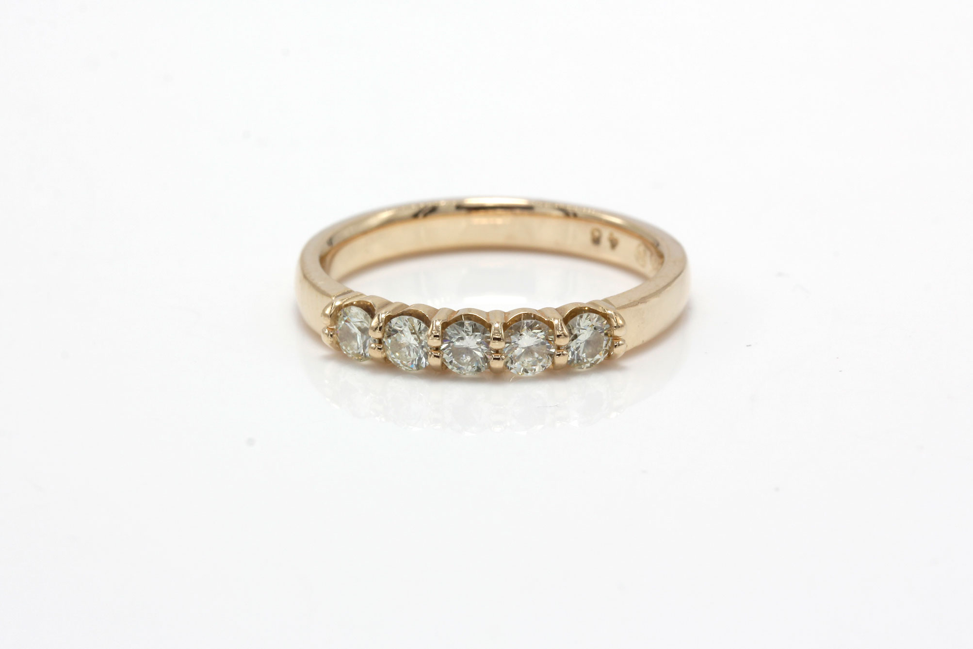 14K Yellow Gold Diamond Ring
