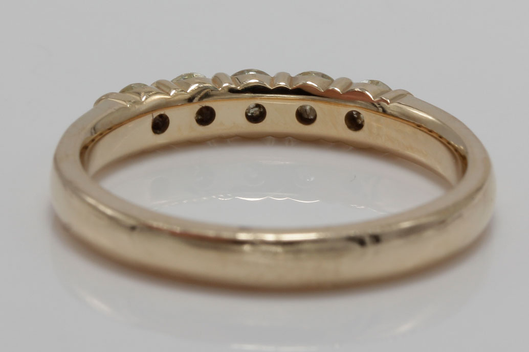 14K Yellow Gold Diamond Ring