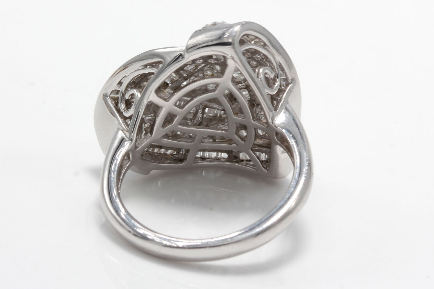 Sterling Silver 1.85 CTW Diamond Ring