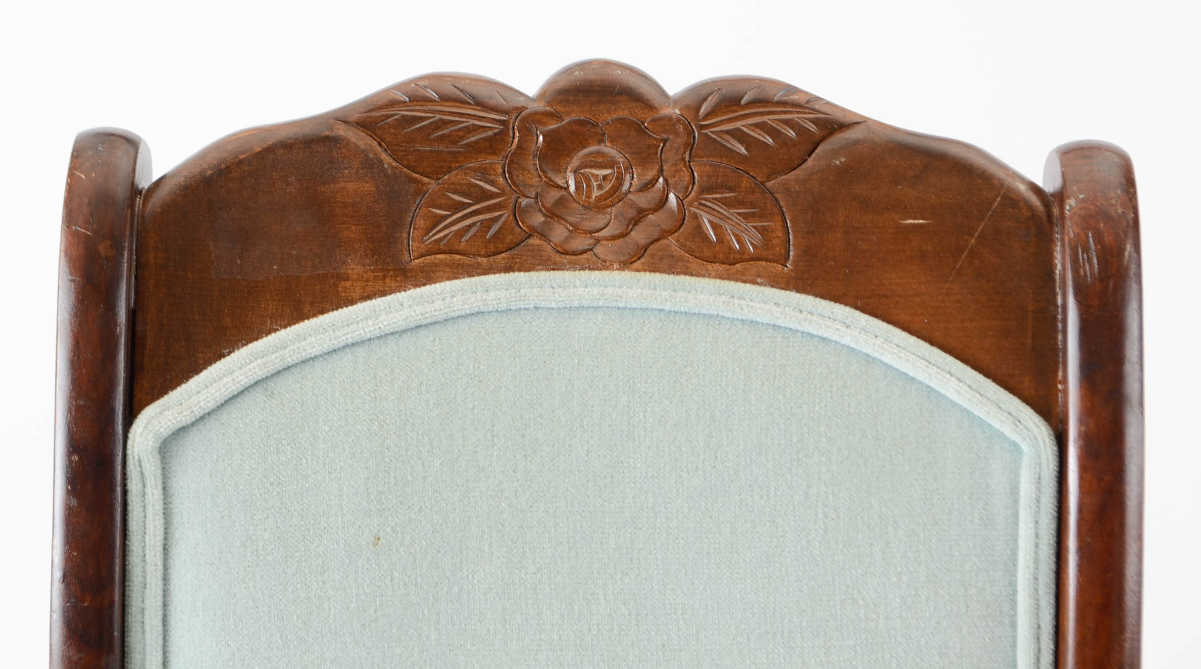 Victorian Walnut Folding Rocking Chair