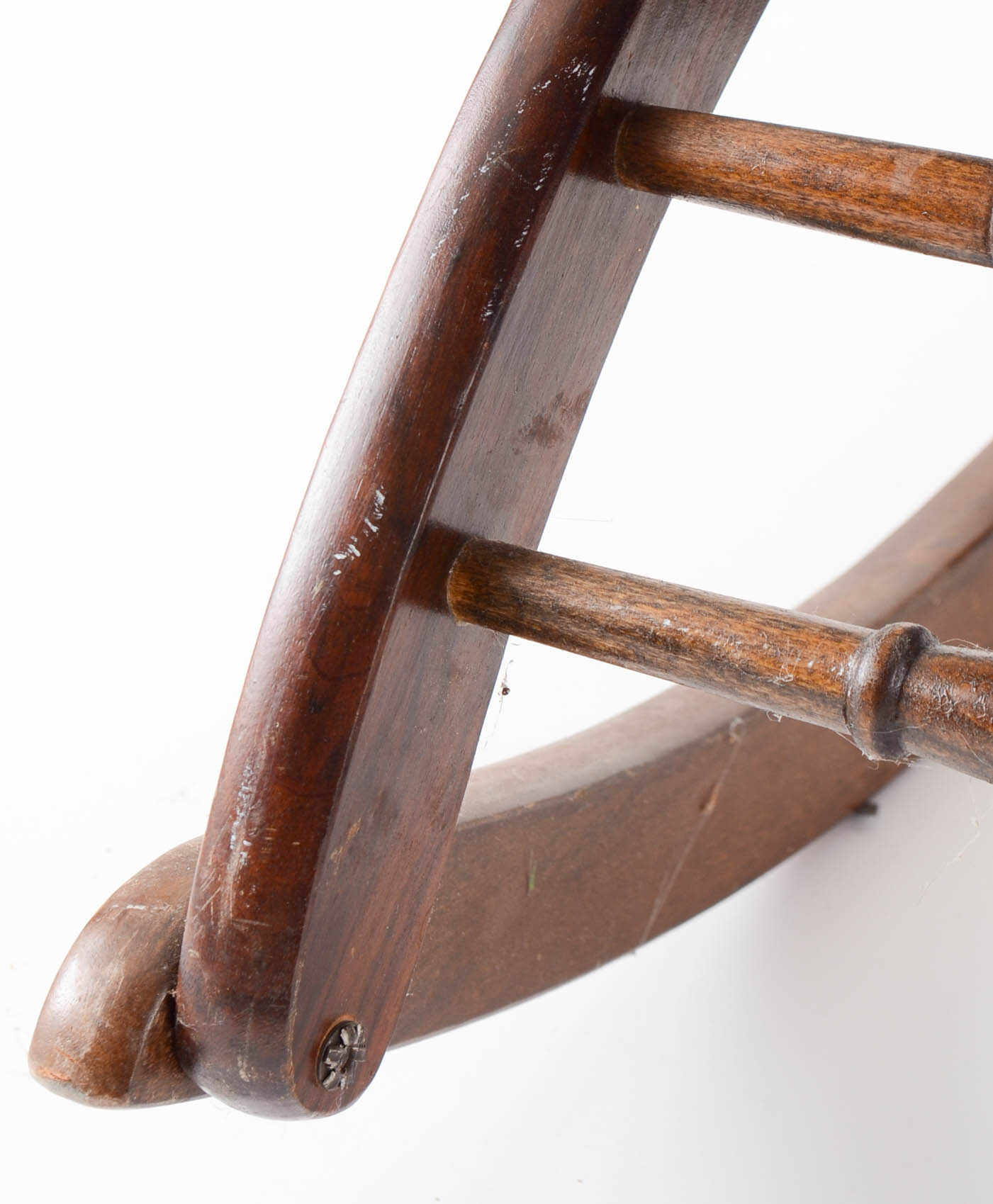 Victorian Walnut Folding Rocking Chair