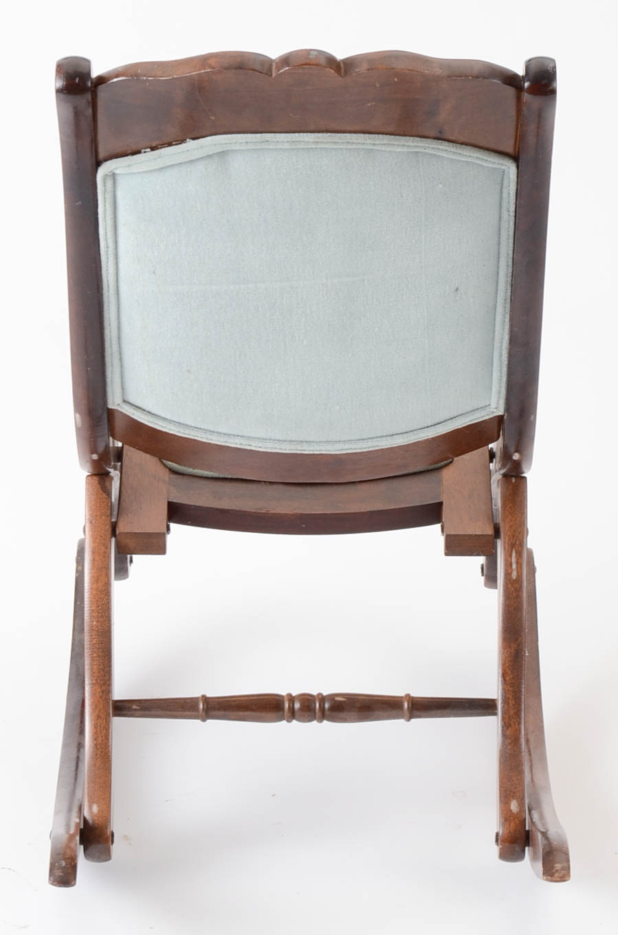 Victorian Walnut Folding Rocking Chair