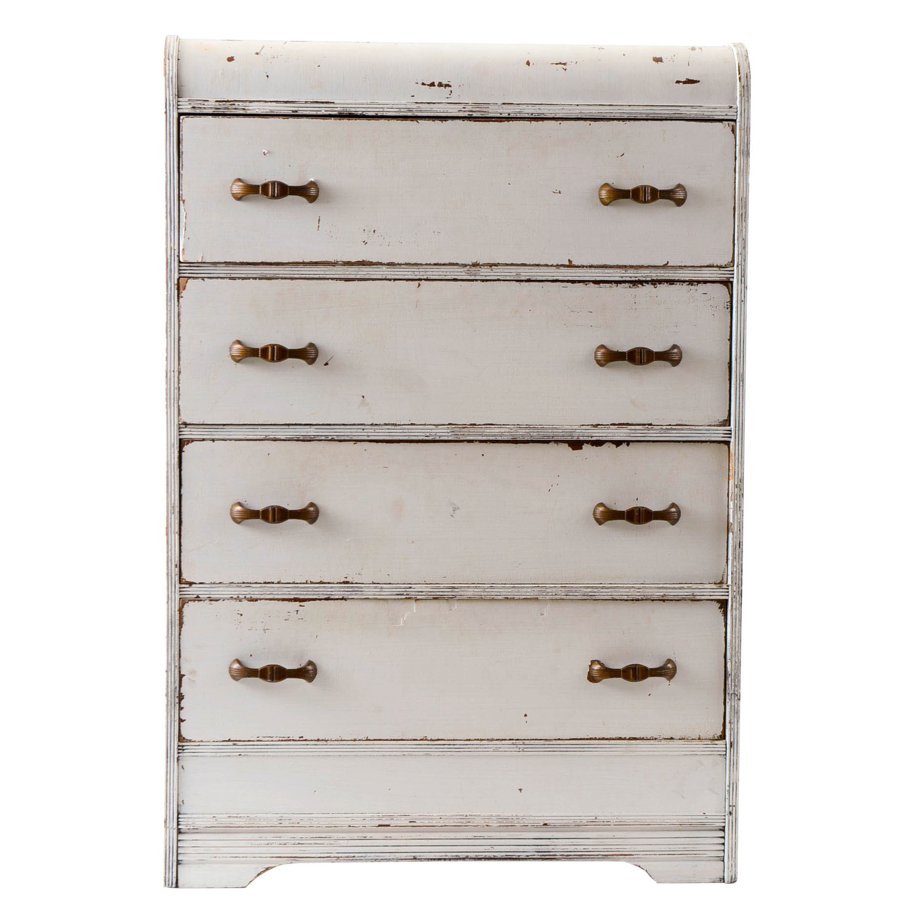 Vintage Painted Waterfall Dresser