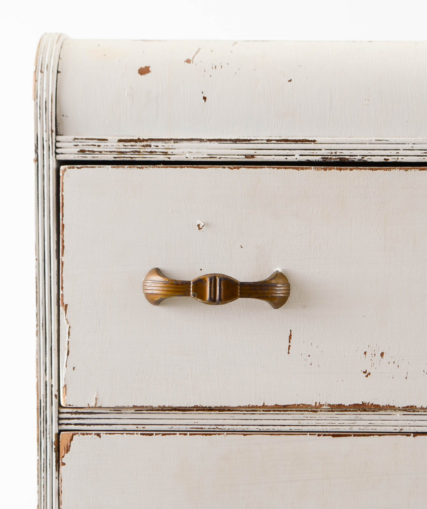 Vintage Painted Waterfall Dresser