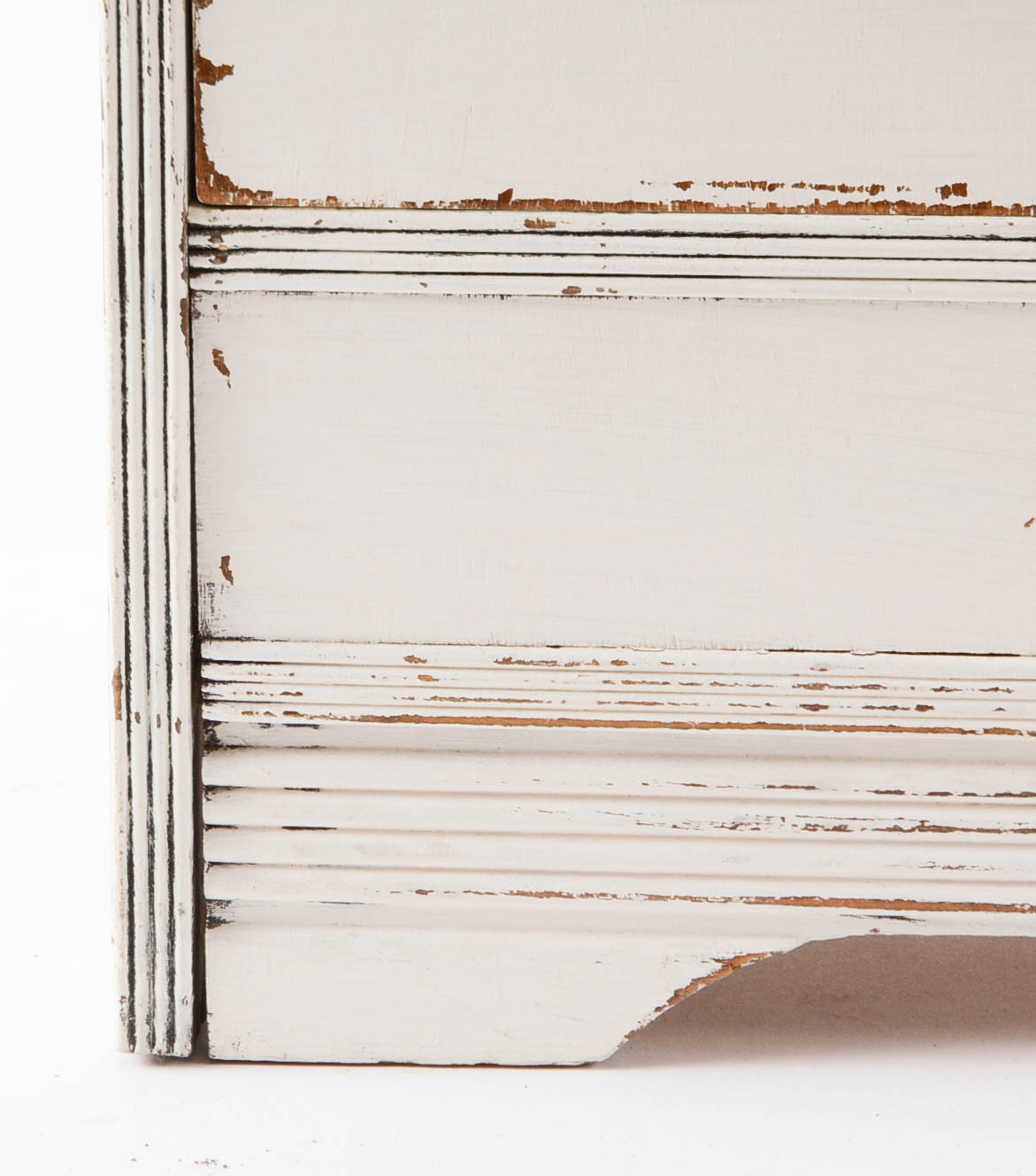 Vintage Painted Waterfall Dresser