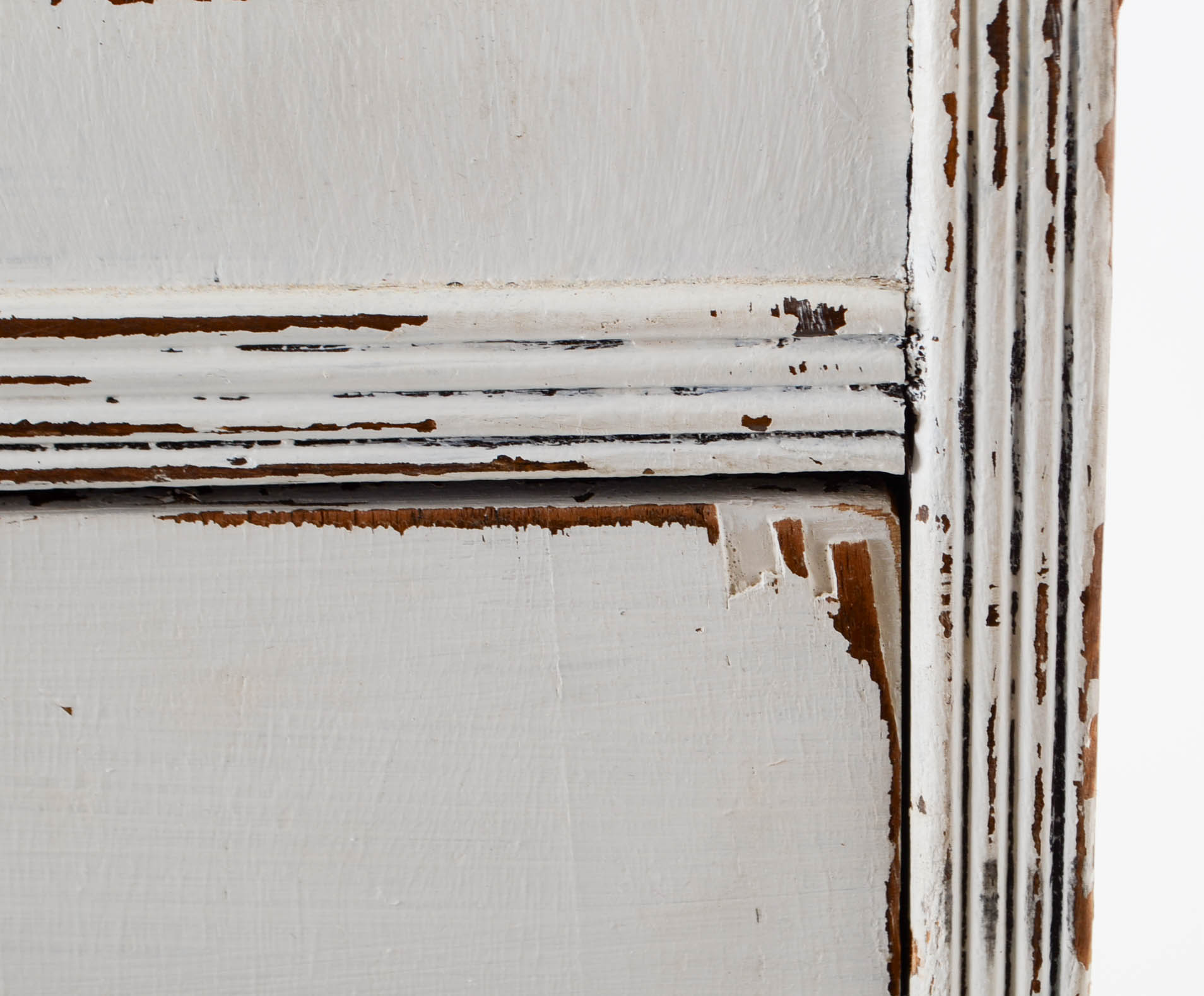 Vintage Painted Waterfall Dresser