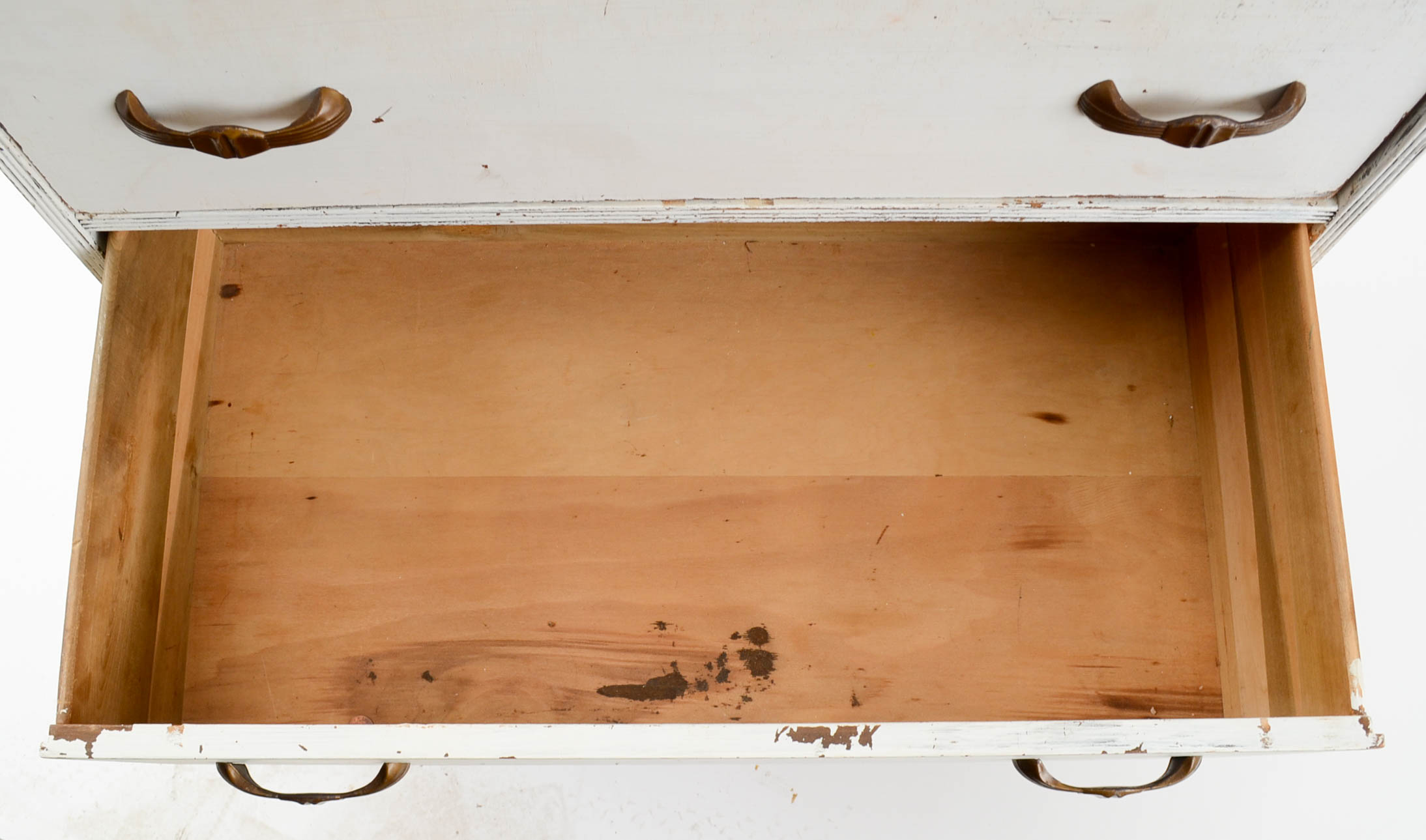 Vintage Painted Waterfall Dresser