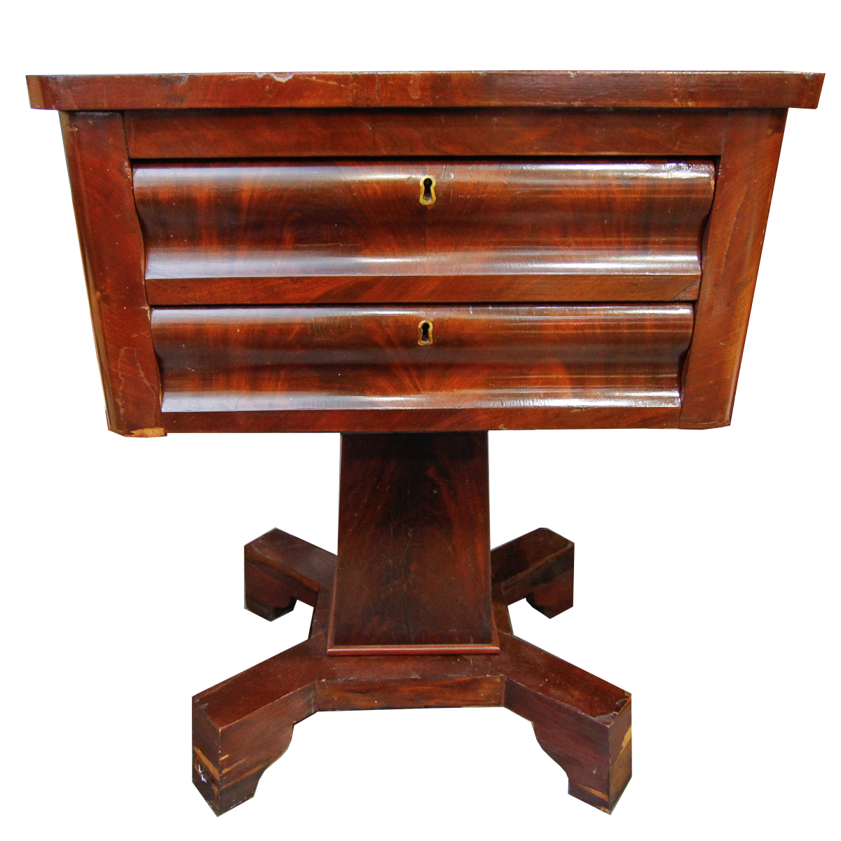 Antique Empire Style Sewing Table