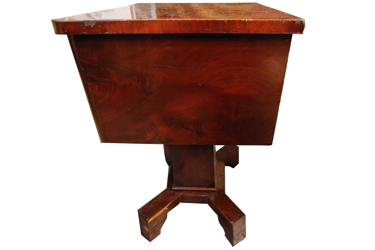 Antique Empire Style Sewing Table