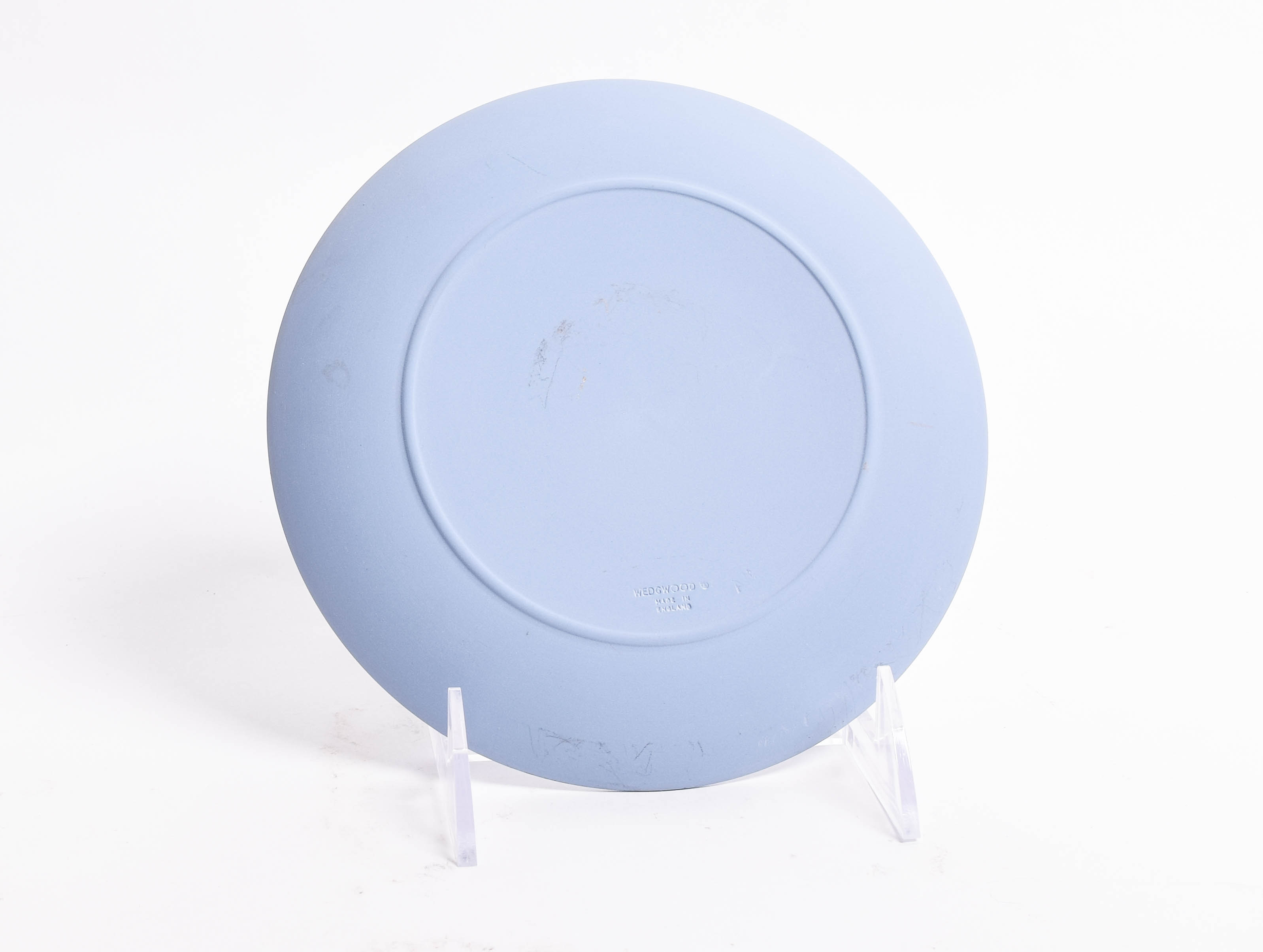 1978 Wedgwood Blue Jasperware "Mother" Plate