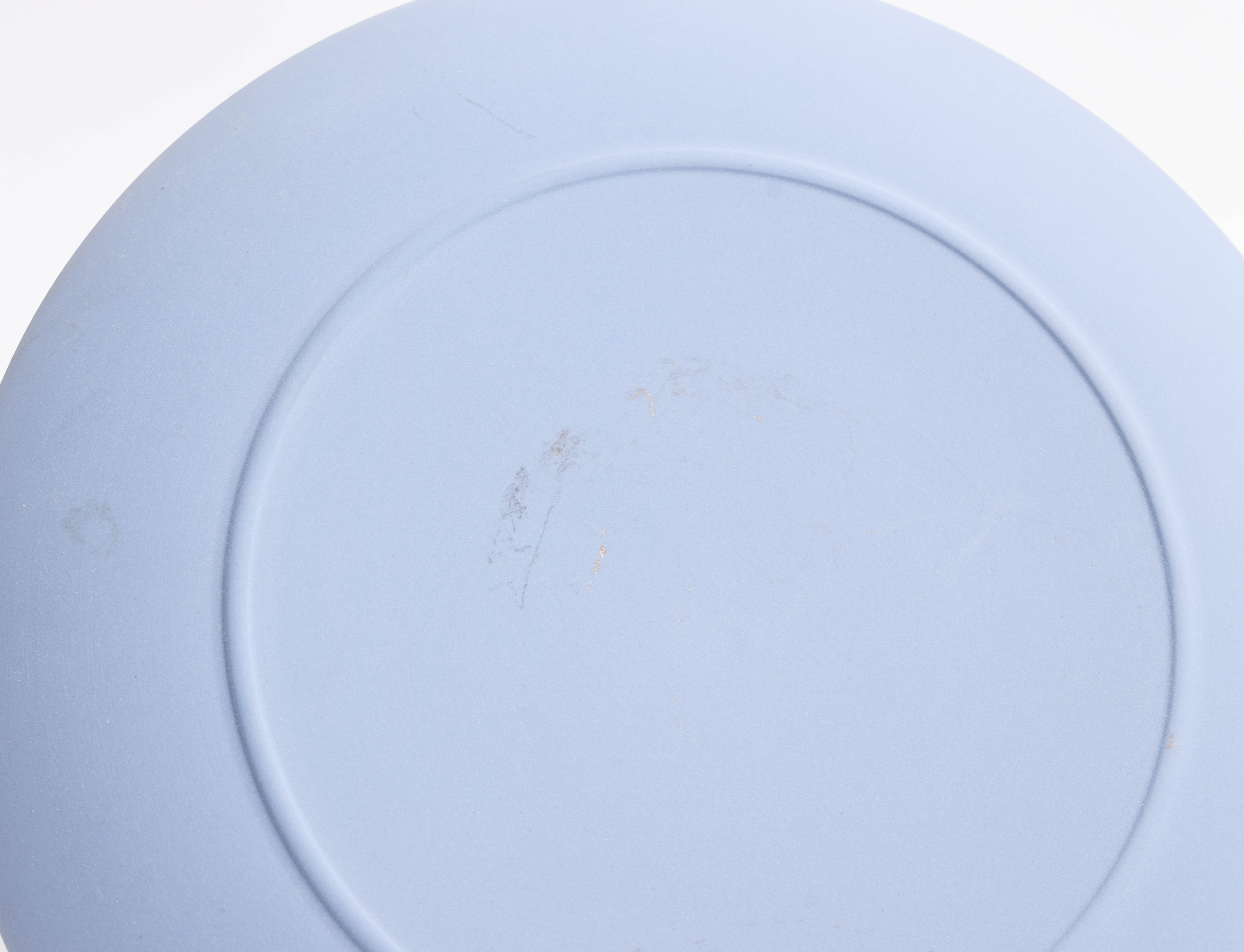 1978 Wedgwood Blue Jasperware "Mother" Plate