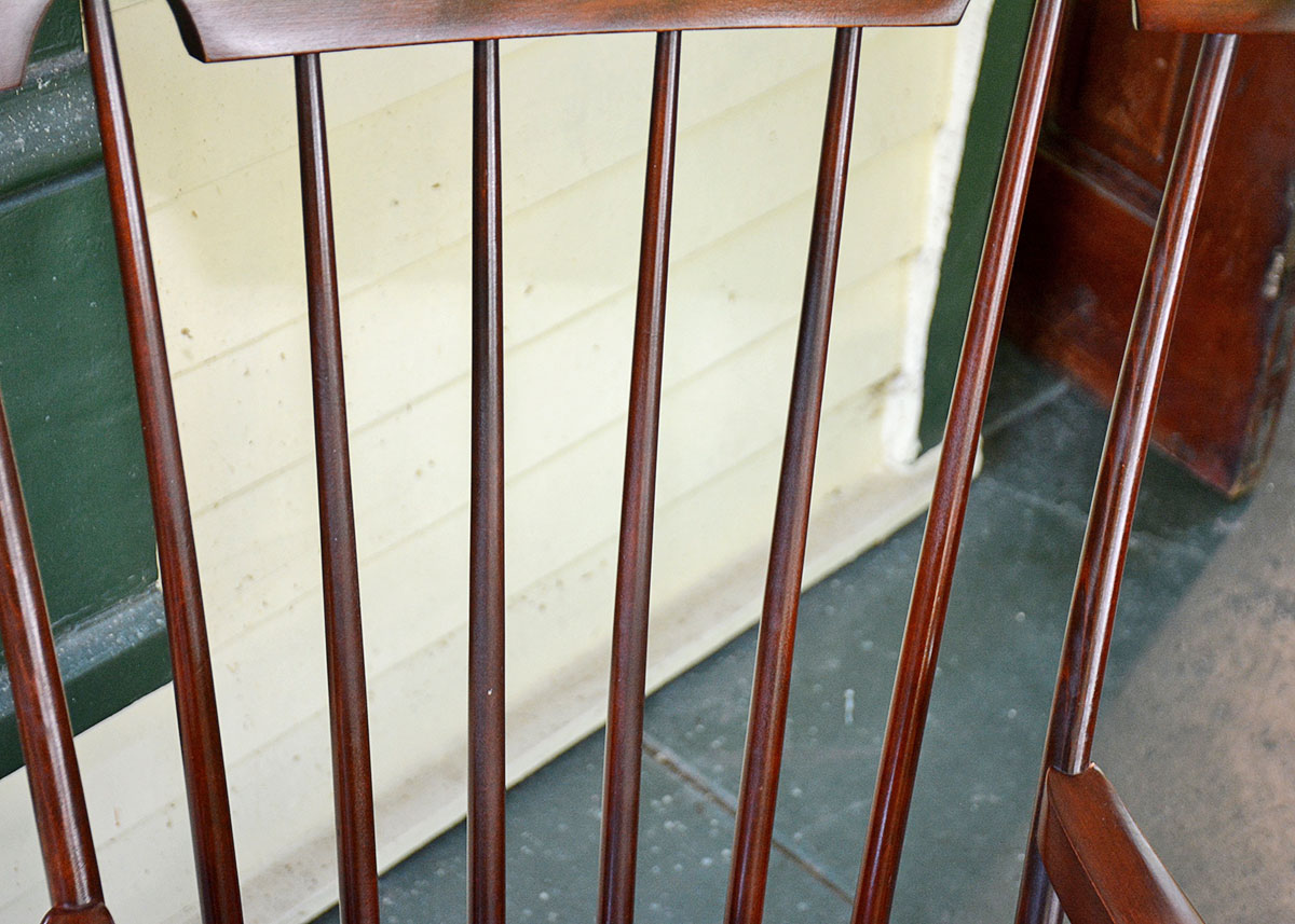 Mahogany Rocking Chair by Tell City Chair Company