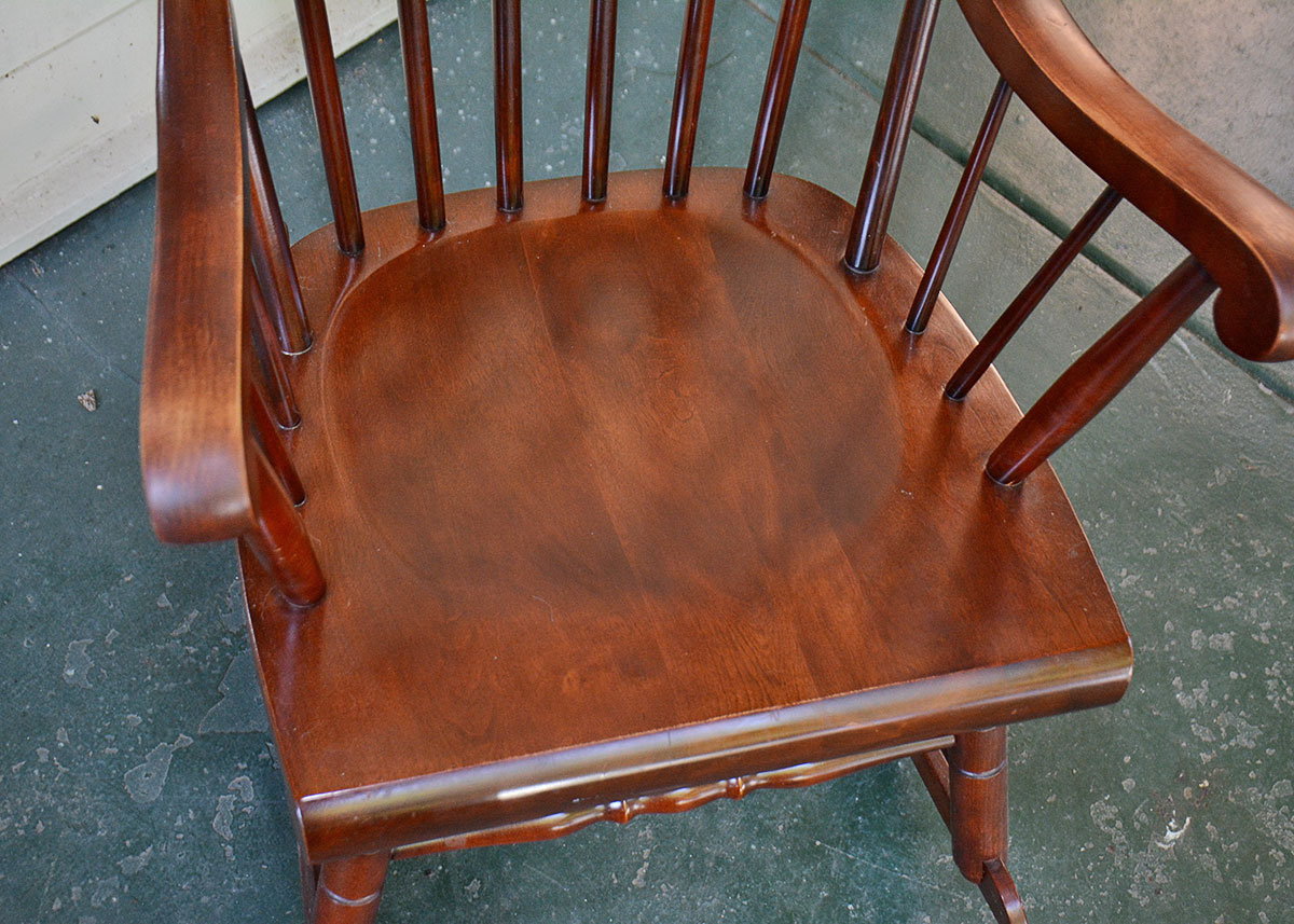 Mahogany Rocking Chair by Tell City Chair Company