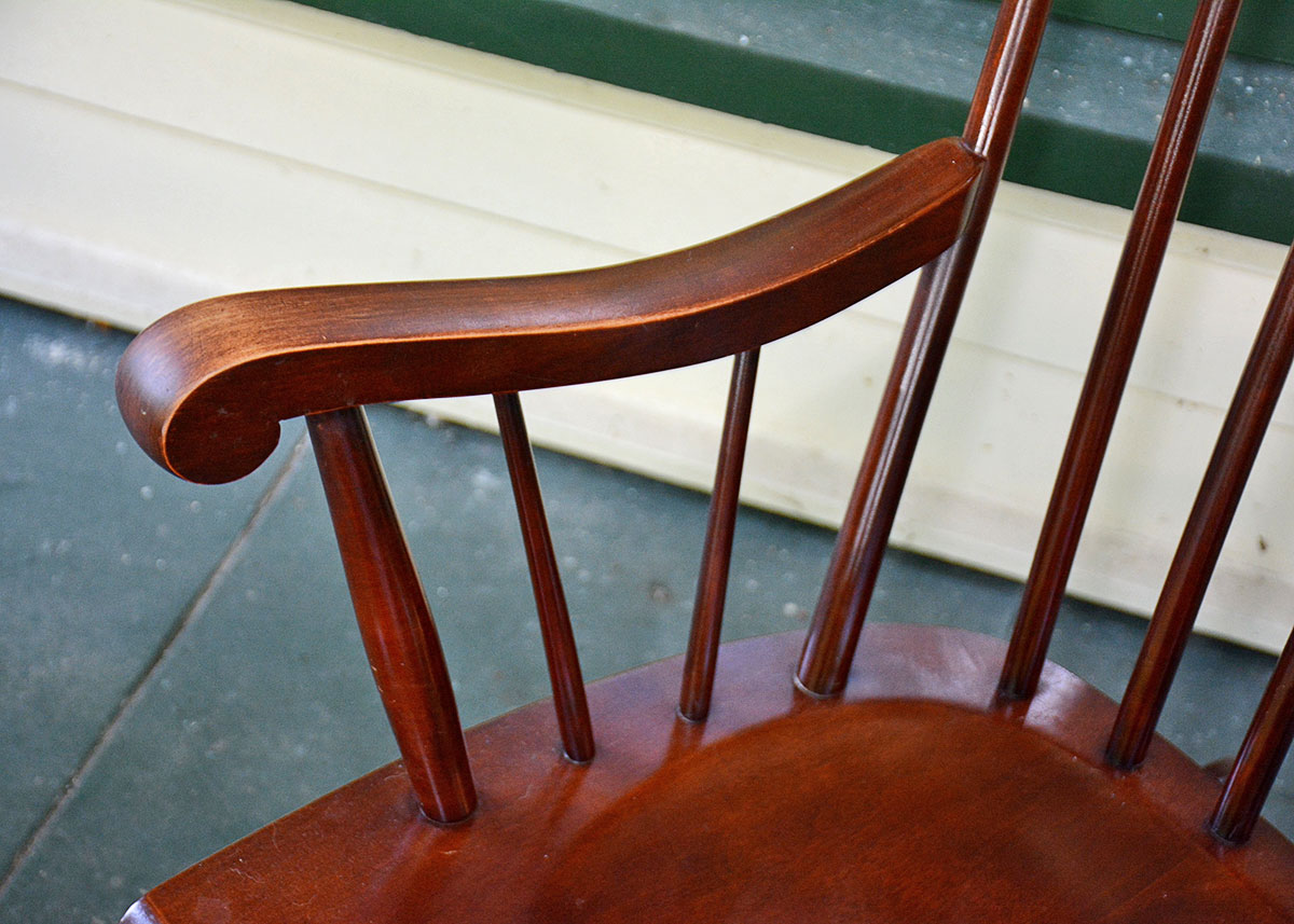 Mahogany Rocking Chair by Tell City Chair Company