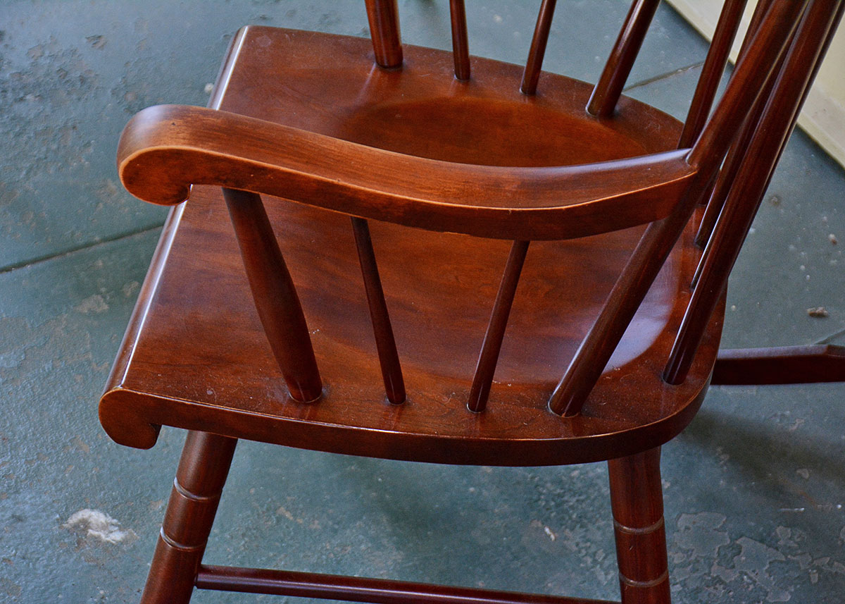 Mahogany Rocking Chair by Tell City Chair Company
