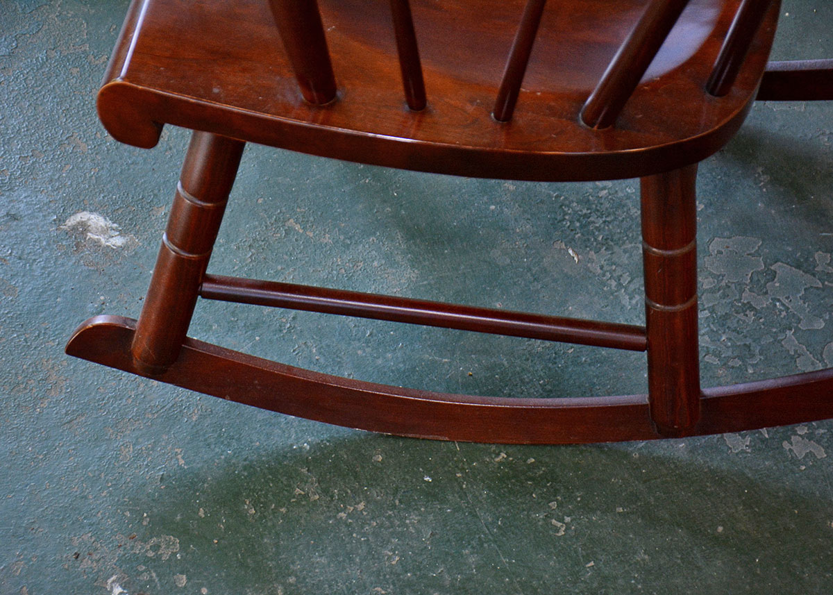 Mahogany Rocking Chair by Tell City Chair Company