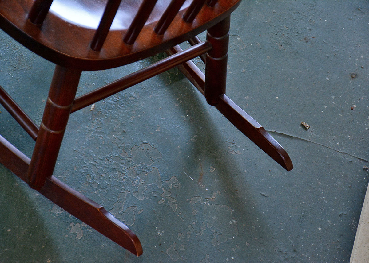 Mahogany Rocking Chair by Tell City Chair Company