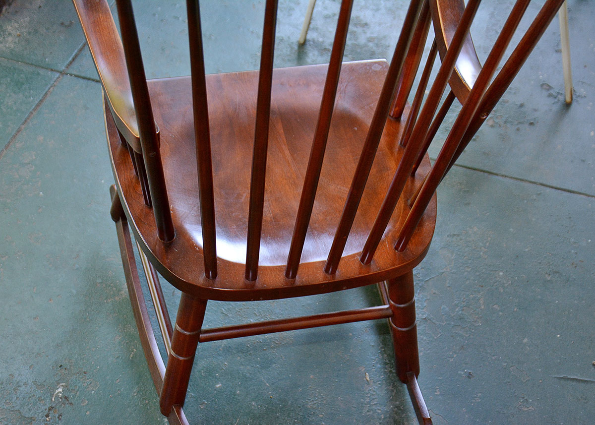 Mahogany Rocking Chair by Tell City Chair Company