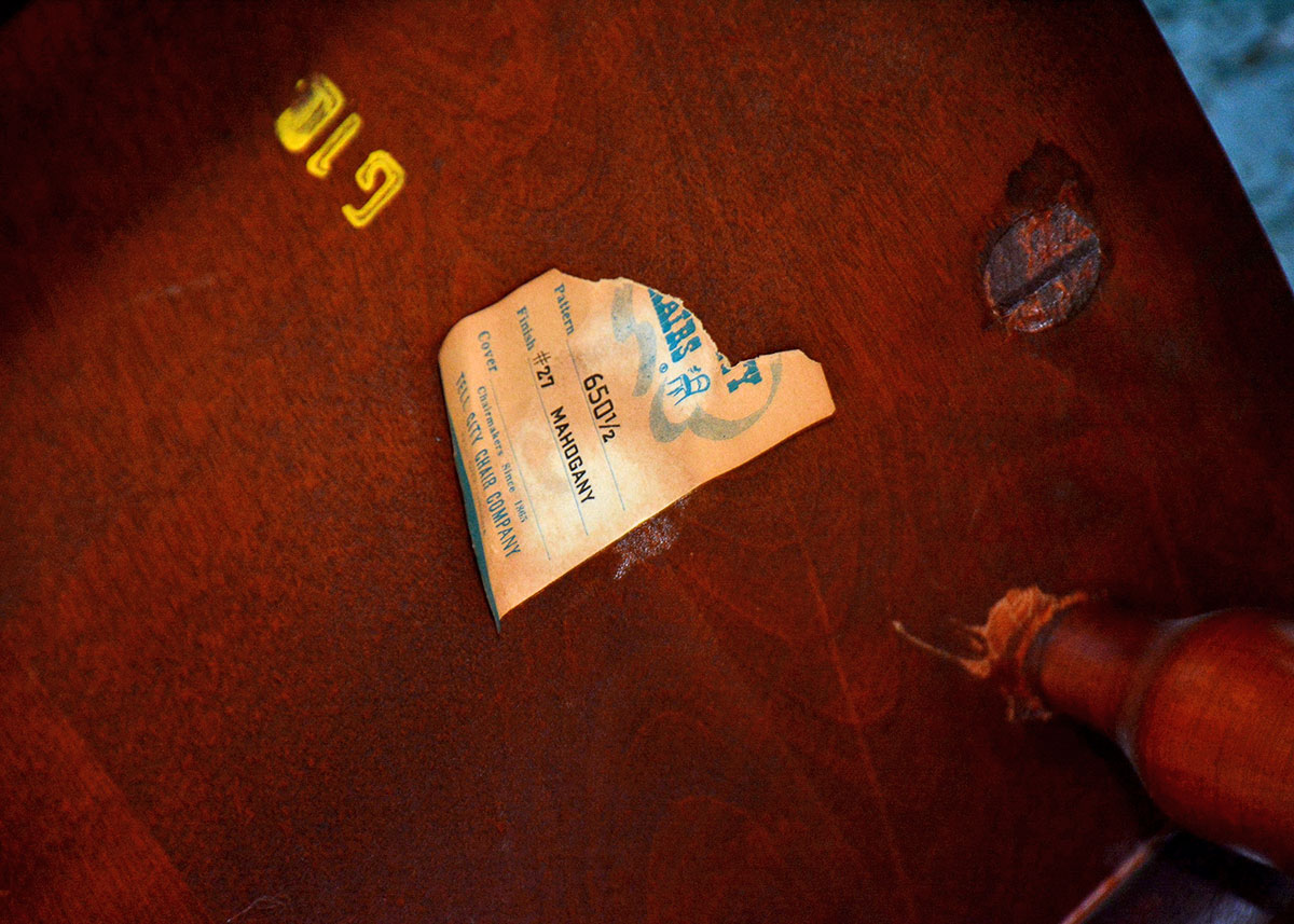 Mahogany Rocking Chair by Tell City Chair Company