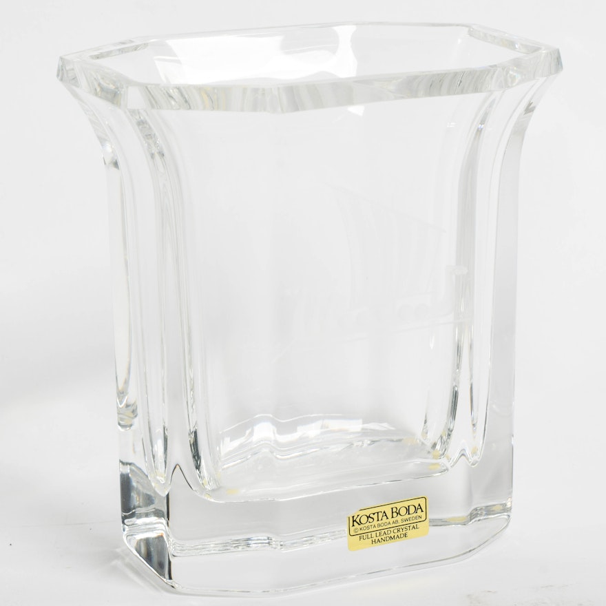 Kosta Boda Lead Crystal Vase