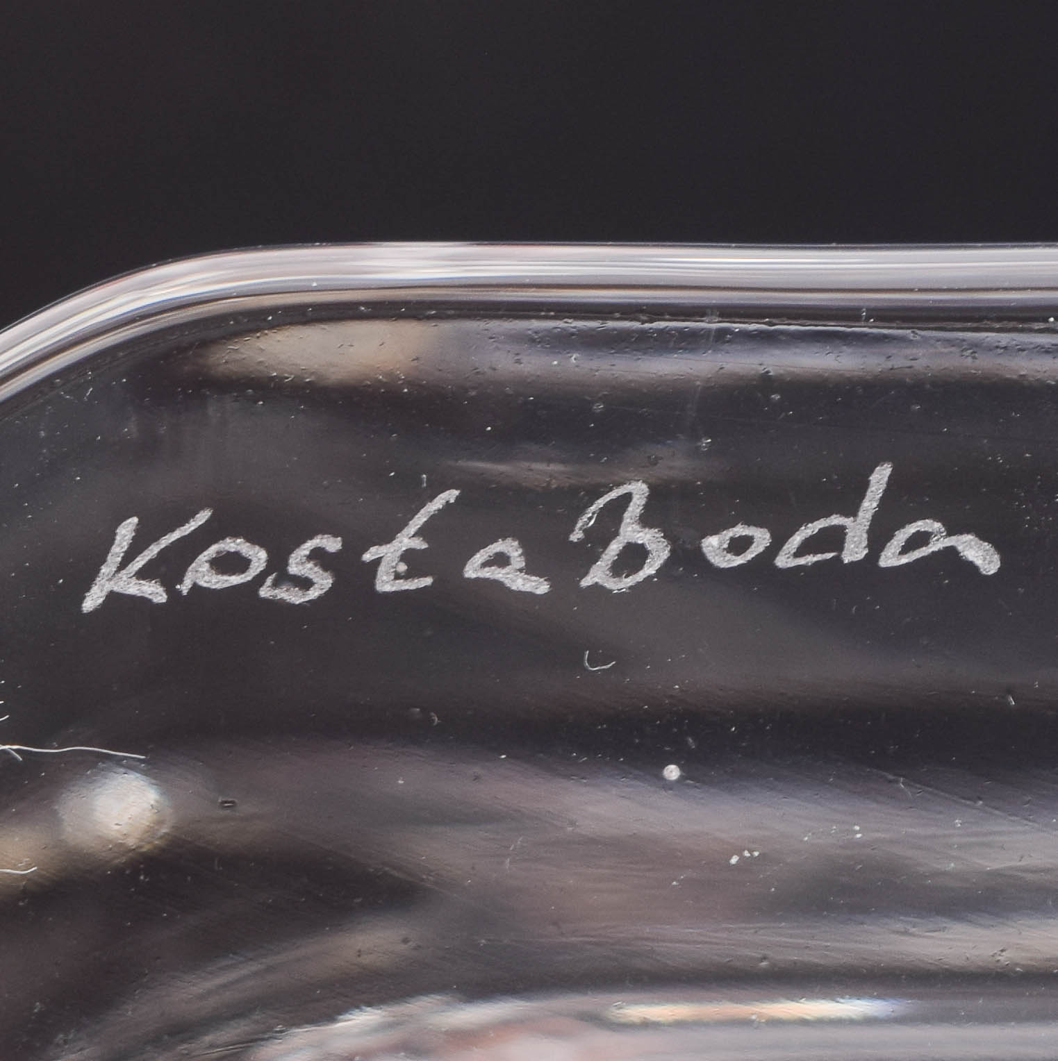 Kosta Boda Lead Crystal Vase