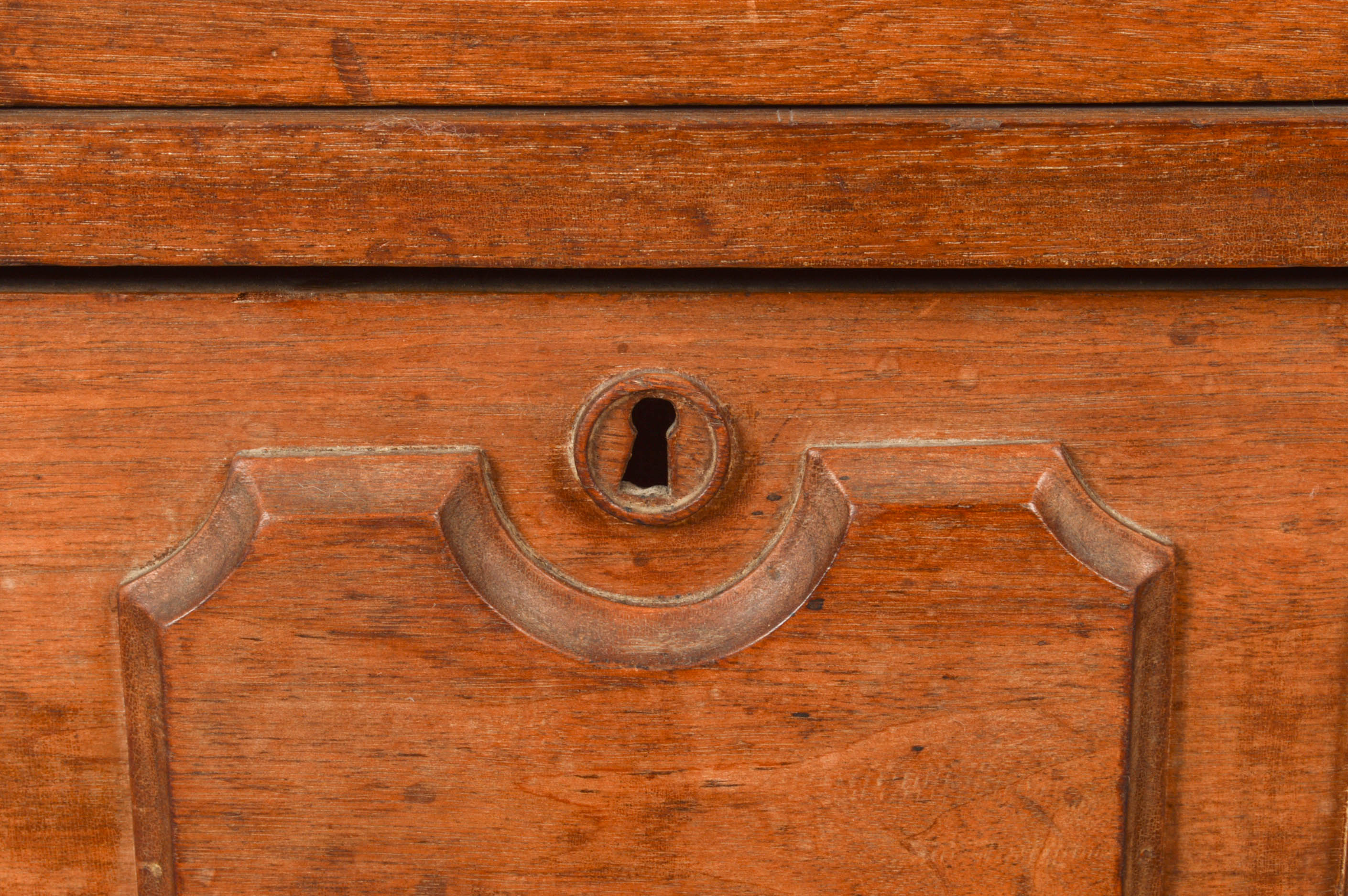Antique Victorian Walnut Washstand with Three Drawers