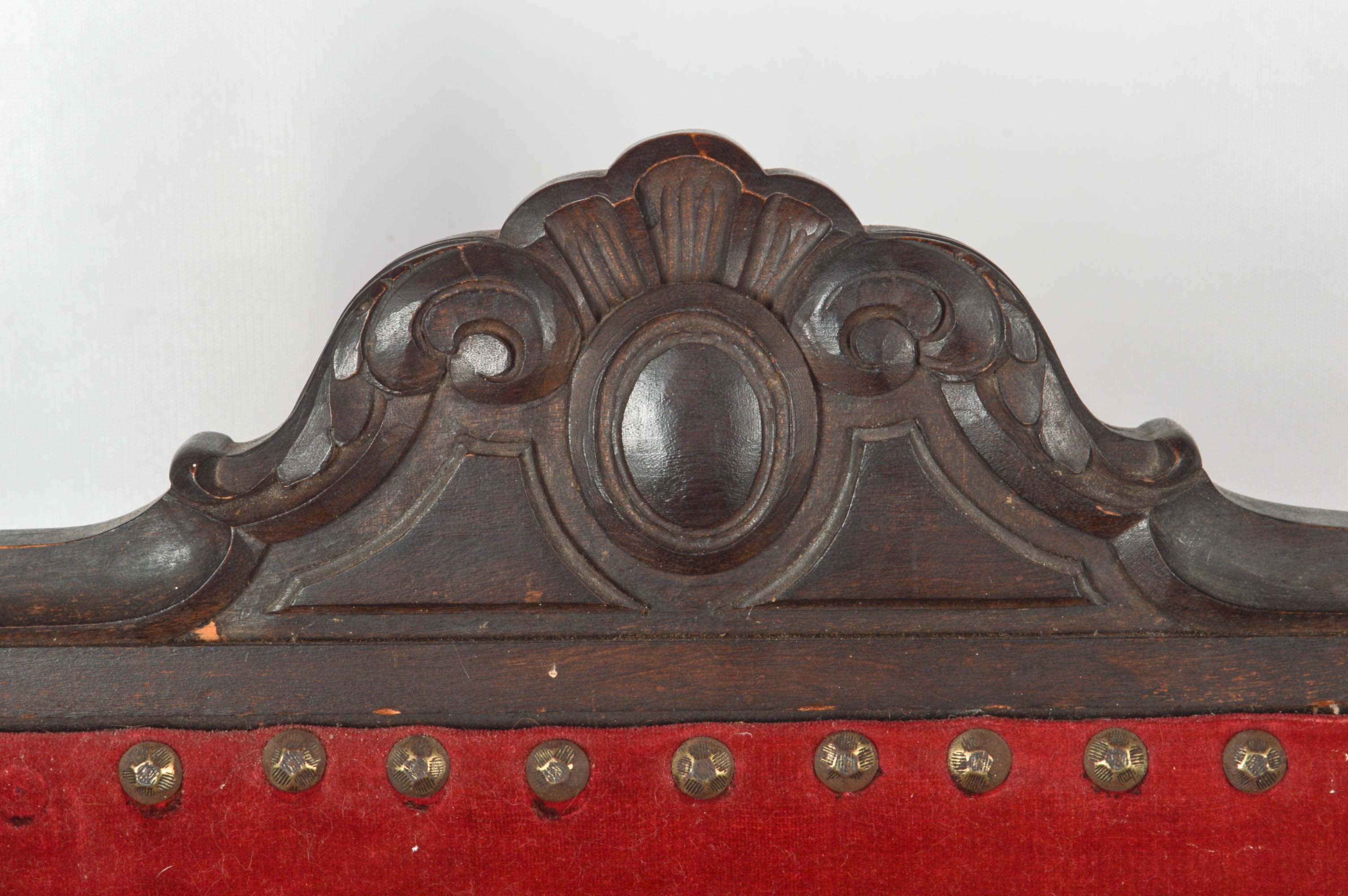 Antique Baroque Style Open Armchairs, Circa Early 20th Century