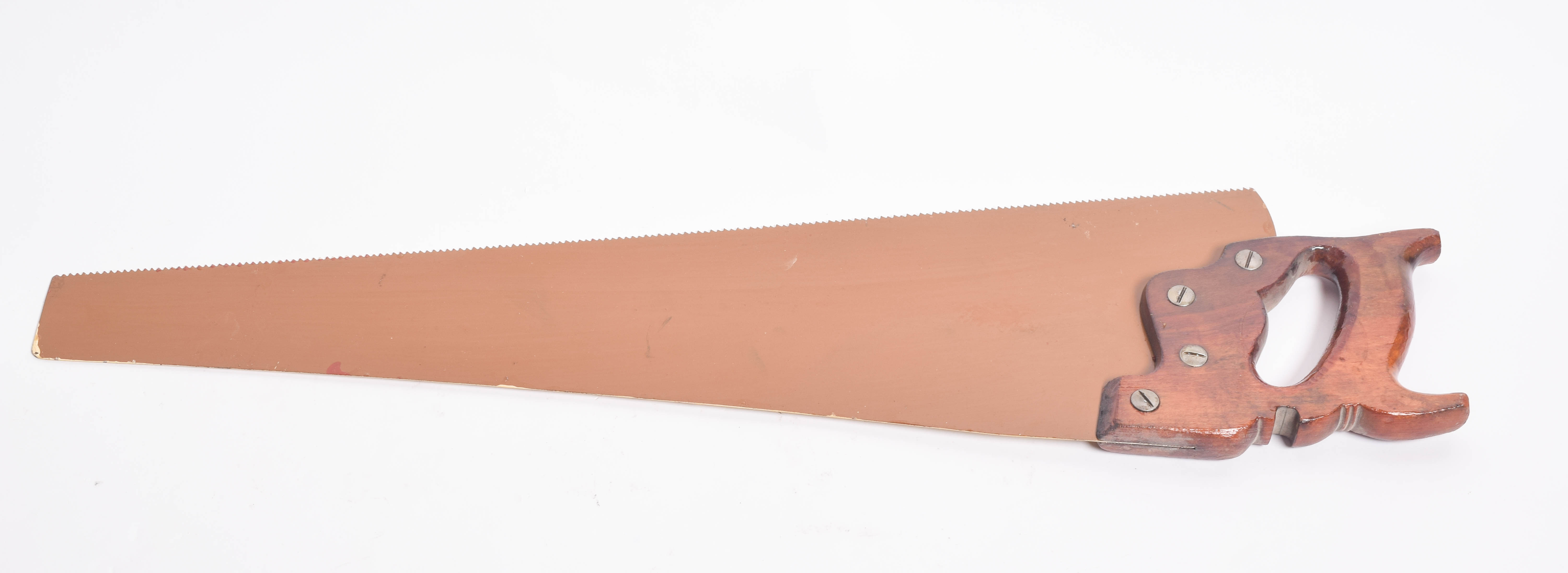 V.C. Williams Folk Art Painting on a Saw